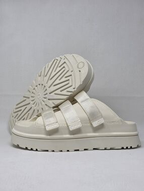 UGG GoldenGlow Platform Slides Sandals In Sand Women's Size 11 1167430 New